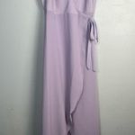 Show Me Your Mumu NWT violet chiffon Mariah wrap dress size medium Photo 2