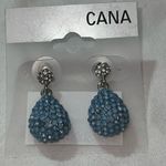 Cana by Gennaro‎ Light Blue Crystal Drop Earrings Photo 5