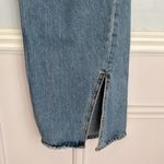 Free People We The Free High Waist Slit Hem Straight Jeans Vintage Light 31 Photo 4