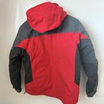 LL Bean 3 in 1 Ski Jacket Red Gray Black Waterproof Windproof Pockets Coat M Size M Photo 1
