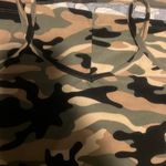 Camo Long Dress w slit | Urban rose | Large Green Photo 4