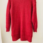 Pilcro  by Anthro. Open Front Cardigan Maroon Sz Medium Photo 8