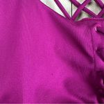 Victoria's Secret On Point Magenta Lace-Up Sports Bra Photo 2