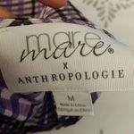 Anthropologie Mare Mare lilac and white plaid short sleeve tunic top. Size M Photo 5