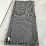 Lululemon Vinyasa Scarf Rulu Mini Check Pique White Heathered Black Reversible Photo 2