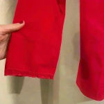 Motherhood Women’s Red  Maternity Button Up Photo 1