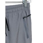 Gray Athletic Pants Womens M Elastic Waist Zip Pockets Athleisure Sporty Comfort Size M Photo 5