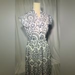 ZARA  ZW Collection Contrast Embroidery Dress | M Photo 2