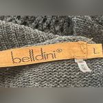 Belldini Black long sleeve Long Knit open front cardigan sweater Gray Size L Photo 4