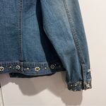 Just B Beaded Jean Jacket Blue Size XL Photo 9