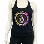 Volcom  Black Twisted Racer Back Tank Top Photo 0