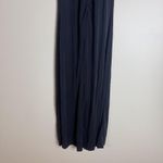 Free People  tank Dress Womens Medium Maxi Sleeveless V Neck Ruched ribbed Photo 7