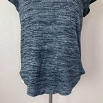 Lou & grey Size Medium Marled Green Short Sleeves Women’s Top Photo 2