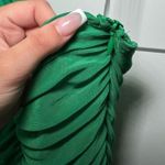 SheIn Green one shoulder Rouched dress Photo 3