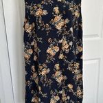 Rokoko  Womens Navy Blue Floral Sleeveless Tie Back A-Line Mini Dress Size M Photo 0