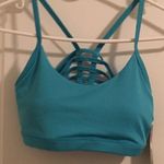 Bally Total Fitness Women's Juniors Sports Bra Top Size S Blue Photo 0