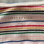 American Eagle  Rainbow Striped Tube Top Photo 2