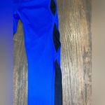 Yogalicious  Royal Blue‎ Workout Leggings Athletic Pants Yoga Fitness F2 Photo 4