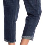 Habitual NWT Balsam Dark Rinse Vale Slant Fray Cuff Slim Boyfriend Cut Jeans 24” Photo 5