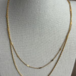 Jenny Bird NWOT  Double Layer Gold Necklace Photo 0