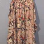 Riche Glamour pink floral ruffle side wings skirt Photo 4