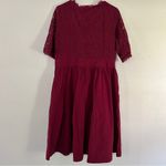 Nemidor Red Maroon Half Sleeves V Photo 6