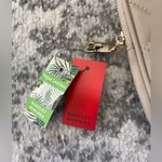 Badgley Mischka Diamond Quilted Oval Crossbody Phone Case in beige NWT Photo 2