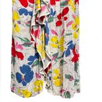 Rixo x Target Women’s White Floral Mock Neck Ruffle Midi Dress Size‎ 2 Photo 7