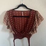 Free People butterfly sleeve crop Photo 3
