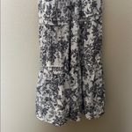 Anthropologie  Somerset Maxi Dress Grey Floral Vines Birds Size XS Photo 4