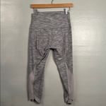 Lululemon  Gray leggings with scalloped bottom Photo 3