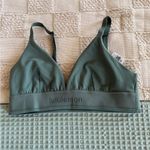 Lululemon NWT ‎ License to Train Triangle Bra A/B in Cascadia Green size 10 Photo 0