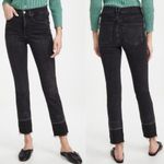 Veronica Beard  Ryleigh Slim Straight High Rise Jeans Washed Onyx Size 28 Photo 12
