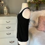 Athletic Works Black Solid Tank Top Flowy Razorback Womens XS Photo 3