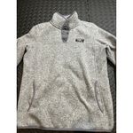 Women's L.L.Bean Sweater Fleece Pullover Gray Sweatshirt‎ Size Small Regular Photo 1