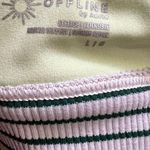 Offline by Aerie Women's L Green Neon Sports Bra Medium Support Size L Photo 4