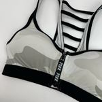 PINK - Victoria's Secret PINK Victoria’s Secret Sports Bra camo print front zip strappy back size XS Photo 3