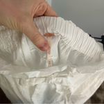 Free People  “BRING the BUBBLE” bubble hem maxi skirt with waist tie sz XS Photo 4