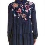 Johnny Was Alesa heavily embroidered Tiered Silk Tunic NWT RARE Photo 1