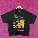 Ripple Angel Painting Mineral Wash Cropped Tshirt size Extra Large Photo 0