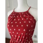 Old Navy Red Nautical Sailboat Print High Neck Halter Dress Size Small Photo 3