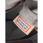 Dooney & Bourke Vintage  Crossbody Bag Tan Woven Tweed Leather‎ Trim Casual Purse Photo 11