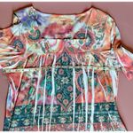 Westbound  Womens Top Medium Blouse Short Sleeve Multicolor Lightweight  USA Photo 4