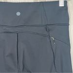 Athleta Mesh Contender Capri Sz S Black Athletic Capris Leggings Photo 5