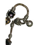 Pandora Moments Snake Murano Beads Charm Bracelet Photo 3