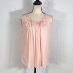 Magaschoni  Pink Blush Sleeveless Back Tie Blouse Women's Size Small NWT Photo 2