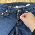 True Religion  Jeans Women 28x34 Straight Leg Low Rise Dark Wash Denim Boho Photo 8