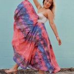 Anthropologie  Bl^nk London Jodi Tie Dye A-Line High Waisted Midi Skirt Photo 1