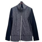 Lululemon Daily Yoga Jacket In Coco Pique Black/Black Size 10 Photo 0