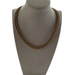 ZARA Gold And Silver Tone Chunky Chain Embossed Coin Necklace Women’s Sz 18.5” Photo 1